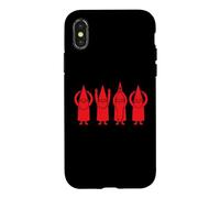 Carcasa para iPhone X/XS Ohio Gnomes Graphic Design Minimalist Art Style