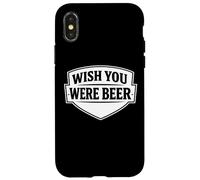 Carcasa para iPhone X/XS Ojalá Fueras un Amante de la Cerveza Craft Home Brewery Funny Brewing