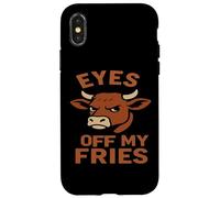 Carcasa para iPhone X/XS Ojos de mis Papas Fritas - Angry Bull