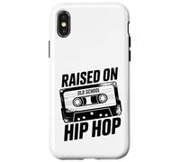 Carcasa para iPhone X/XS Old School Hip Hop Cassette Criado En 90s Rap Vintage