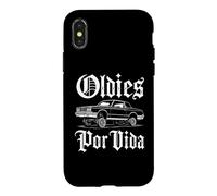 Carcasa para iPhone X/XS Oldies por Vida Vintage Lowrider Coche Mexicano Chicano Cholo