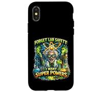 Carcasa para iPhone X/XS Olvídate de la Seguridad en el Laboratorio, Quiero superpoderes Enseñar Ciencia Divertida