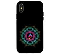 Carcasa para iPhone X/XS Om Meditations Mandalas Yoga Unisex