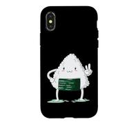 Carcasa para iPhone X/XS Onigiri Muestra el Signo de la Paz
