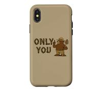 Carcasa para iPhone X/XS Only You Outdoor Style Vintage Smokey Bear