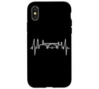 Carcasa para iPhone X/XS Oporto Skyline Latido del Corazón Portugal Me Encanta Porto