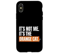 Carcasa para iPhone X/XS Orange Cat Mom, no Soy yo, es el Gato Naranja