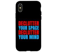 Carcasa para iPhone X/XS Ordena tu Espacio Ordena tu Mente Organizador