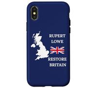 Carcasa para iPhone X/XS Orgullo BRITÁNICO Britain PATRIOTAS Reino Unido Rupert Lowe