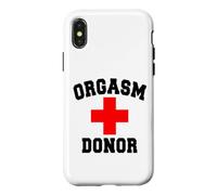 Carcasa para iPhone X/XS Orgullo Orgasmo Donante DISPENSADOR Disfraz DE Halloween