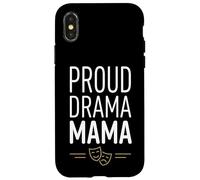 Carcasa para iPhone X/XS Orgulloso Drama Mamá Teatro Mamá Madre Diciendo