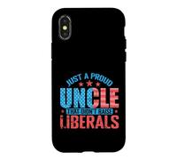 Carcasa para iPhone X/XS Orgulloso tío Conservador Anti-Liberal