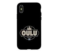 Carcasa para iPhone X/XS Oulu Finlandia City Travel Destino nórdico