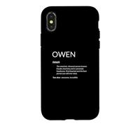 Carcasa para iPhone X/XS Owen Is The Best Funny Name Definition Owen