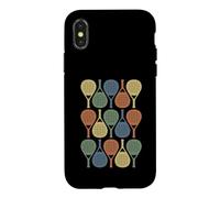 Carcasa para iPhone X/XS Pala Tenis Playa Padel Vintage