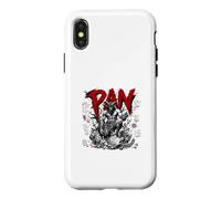 Carcasa para iPhone X/XS Pan Mitología Griega Bosque Salvaje Caos Dios