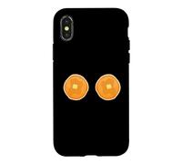 Carcasa para iPhone X/XS Pancake Boobs - National Maple Syrup Day - Funny Boob Gift