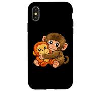 Carcasa para iPhone X/XS Panchi Kun The Abandoned Monkey Japan Zoo Punch Peluche