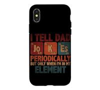 Carcasa para iPhone X/XS Papá Chistes Mejor Papá Divertido Día del Padre Padre Marido Papi