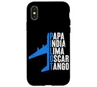 Carcasa para iPhone X/XS Papa India Lima Óscar Tango