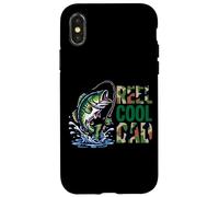 Carcasa para iPhone X/XS Papá Pescador con Humor para Aventuras al Aire Libre