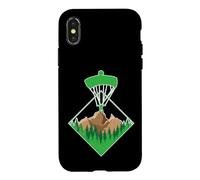 Carcasa para iPhone X/XS Paracaidismo en Las montañas