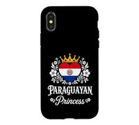 Carcasa para iPhone X/XS Paraguayan Princess Paraguay Flag Proud Paraguayan Girl