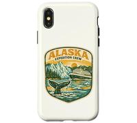 Carcasa para iPhone X/XS Parche para la tripulación de la expedición de Alaska Que Coincide con el Crucero Familiar por