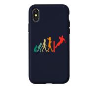 Carcasa para iPhone X/XS Parkour Evolution Human Deporte Extremo Deporte Freerunning Atleta