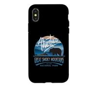 Carcasa para iPhone X/XS Parque Nacional de Las Grandes Montañas Humeantes USA Bear Senderismo
