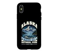 Carcasa para iPhone X/XS Parque Nacional del Glaciar Crucero de Alaska Desde 1980 Alaska