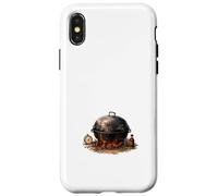 Carcasa para iPhone X/XS Parrilla clásica de carbón con Control de Calor