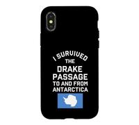 Carcasa para iPhone X/XS Pasaje Drake Antártida sobrevivió hacia y Desde la Antártida