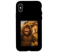 Carcasa para iPhone X/XS Pascua Meme Bigfoot Selfie Jesús Resurrección Cristiano