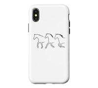 Carcasa para iPhone X/XS Paso - Trab - Galop - Caballos