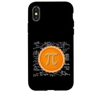 Carcasa para iPhone X/XS Pastel de Calabaza Matemáticas Día Pi Divertido Halloween Acción de Gracias