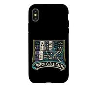Carcasa para iPhone X/XS Patch Cable Calm Modular Synth Patchbay, Controladores de