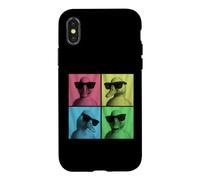 Carcasa para iPhone X/XS Pato Pop Art Funny Farm Animal Lover Photo Booth