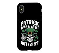 Carcasa para iPhone X/XS Patrick Was Saint But I Aint Skull St Patricks Day