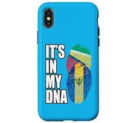 Carcasa para iPhone X/XS Patrimonio de la Bandera de ADN de Barbados y Guyana