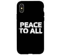 Carcasa para iPhone X/XS Paz para Todos - Declaración contra la Guerra