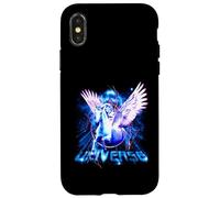 Carcasa para iPhone X/XS Pegasus Flying Horse Cosmic Universe Fantasy Design
