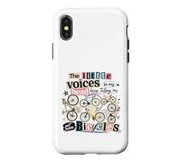 Carcasa para iPhone X/XS Pequeñas Voces obtienen más Bicicletas Amante del Ciclismo