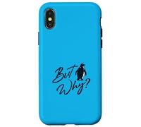 Carcasa para iPhone X/XS Pero, ¿por qué? De la Historia Viral del pingüino Solitario