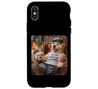 Carcasa para iPhone X/XS Perro Labrador Retriever Jubilado 2026, ya no es mi Problema