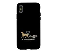 Carcasa para iPhone X/XS Pet Sitter Dog Walker, Divertida Mascota Profesional para el Cuidado de Mascotas