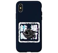Carcasa para iPhone X/XS Pez Abisal con Kanji Japonés Diseño