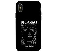 Carcasa para iPhone X/XS Picasso Art Sketch Cabeza De Una Chica PAPL2449