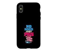 Carcasa para iPhone X/XS Pig Owner Mini Pig Lover Peculiar Pet Pig Pride Hocico Vida