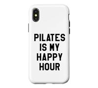 Carcasa para iPhone X/XS Pilates is My Happy Gym Hour Women Girls Do Pilates Sayings
